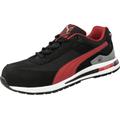 PUMA SAFETY Sicherheitsschuh "KICKFLIP 20Y LOW S3 HRO SRC" Schuhe Gr. 44, schwarz (schwarz, rot) Schnürhalbschuhe