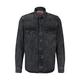 HUGO Herren Elpaz Relaxed-Fit Hemd aus Denim mit Indigo-Waschung Hellgrau S