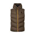 ESPRIT Herren 083EE2H302 Fleece-Weste, 356/DARK Khaki 2, M