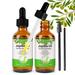 Aliver Organic Jojoba Oil 60ml 100% Pure & Natural Jojoba Oil for Hair Growth Face Body & Nails Carrier Oil for Essential Oils and DIY Beauty(2Pack-2.02fl.oz)