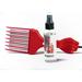 Shawty Red Electric Hot Pick Beard Grooming Kit with Low-Afro Comb and Hair Spray for Men and Women