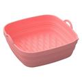 Meuva Square Dual Air Fryer Silicone Liners For Dual Air Fryer Basket Liners Reusable Silicone Pot Rectangular Air Fryer Accessories Air Fryer Tray Replacement Air Fryer Tray for Ge Oven