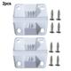 Cooler Hinges for Coleman 2 Sets Cooler Replacement Plastic Hinges & Screws Set - Compatible with Coleman Coolers 5283-1141 Cooler Hinges Replacement
