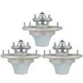 Pack of 3 ECCPP Spindle Assembly w/bolts Lawn Mower Spindles Replaces for John Deere TCA24881 72 Decks 777 797 997 TCA51058