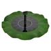 Hemoton 1 Set Solar Pond Fountain Lotus-leaf Pond Fountain Solar Fountain Bird Bath Fountain