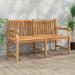 Buyweek Patio Bench 59.1 Solid Teak Wood