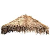 mexican straw roof thatch â€“ 14ft diameter umbrella cover natural grass tiki roof outdoor patio shade cape.