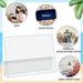 Perfect Deco! JIASEN Acrylic Recipe Holder Clear Recipe Holder Clear Recipe Book Shelf Easy View Tablet Holder for Cooking Baking Reading Display