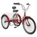 MOPHOTO 3 Wheel Bikes for Adults Adult Tricycle 7 Speed 24 Adult Trikes for Women Low Standover Frame Tricycle Tricycle for Seniors Shopping Exercise Cycling