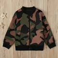 Baby Deals!Baby Boy Girl Winter Clothes Lightweight Jacket for Girls Boy Camouflage Printing Zipper Long Sleeves Windproof Jacket Casual Outerwear Coat 12 Months-5 Years