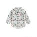 Suanret Toddler Kids Boys Casual Spring Autumn Shirt Long Sleeve Lapel Cartoon Print Button Down T-shirt Tops Beige 3-4 Years