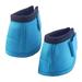 Horse Bell Boots Horse Bell Boots Set Equine Hoof Boot hoof bowl No Turn Anti Twist Lightweight Overreach Oxford cloth Neoprene Pair Durable Breathable Inner Long Lasting Blue Color M