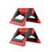 1 Pair Foldable Push-up Bracket Home Use Fitness Push-Ups Stand Push-up Rack Fitness Equipment (Red)