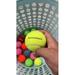 NexusSmash Tennis Balls 18 Pack Training Tennis Balls Practice Balls with Mesh Bag for Easy Transport Pet Dog Playing Balls fit for Beginner Training Ball