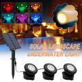 Summer Savings WJSXC Solar Yard Lights RGB Pond Lights Outdoor IP68 Color Changing Spotlights Submersible FountainLight Colored Adjust OutsideLandscape Lights For Garden Multicolor