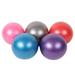 Hemoton 5PCS 25CM Yoga Mini Ball Portable Pilates Auxiliary Ball Fitness Gymnastics Ball Explosion-proof Exercise Ball for Women Use (Purple Blue Pink Grey Red Random Color)