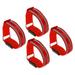 Uxcell LED Wristband 4 Pack Light Up Bracelets LED Armbands Red