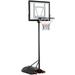 ZENSTYLE Basketball Hoop System Metal Frame Height Adjustable 7.2 -9.2FT Home Outdoor