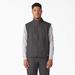 Dickies Men's Duck Canvas High Pile Fleece Lined Vest - Rinsed Slate Size Lt (TE360)