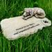 Cat Memorial Gift Statue Cat Ornament Resin Cat Memorial Stone Pet Memorial Stone for Garden