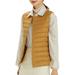 Women s Jackets Short Down Vest Light Packable Round Collar V Neck Vest Jackets for Women