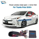 Remote Auto Window Close Open Mirror Fold Kit For Toyota Prius 2018+