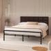 Faux Leather Platform Bed Frame