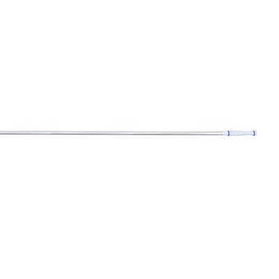 15.5' Silver Corrugated Adjustable Telescopic Pole for Vacuum Heads and Skimmers