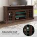 58"W Retro TV Stand & Entertainment Center,TV Cabinet,TV up to 60" - 58.25"W*15.75"D*32"H