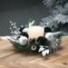 Sullivans Artificial Black Ball Pine Christmas Wreath, Multicolored