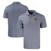 Men's Cutter & Buck Navy/White Milwaukee Brewers Big Tall Forge Eco Double Stripe Stretch Recycled Polo