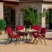 Arden Selections Modern Acrylic Outdoor Dining Chair Cushion 20 x 20
