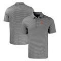 Men's Cutter & Buck Black/White San Francisco Giants Big Tall Forge Eco Double Stripe Stretch Recycled Polo