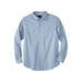 Men's Big & Tall KS Signature Wrinkle-Free Long-Sleeve Dress Shirt by KS Signature in Shadow Blue Arrow (Size 18 1/2 33/4)