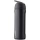 Owala Flip Insulated Stainless Steel Drinking Bottle with Built-in Straw, 710 ml, Very, Very Dark