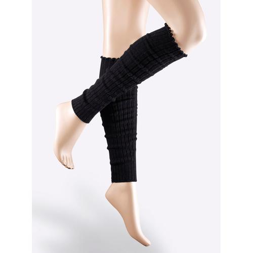 Stulpensocken WÄSCHEPUR schwarz Damen Socken