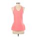 Under Armour Tank Top Pink V-Neck Tops - Women's Size Small