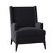 Wingback Chair - Ambella Home Collection Cooper 29" Wide Down Cushion Wingback Chair Sunbrella®//Velvet in Blue/Navy | Wayfair
