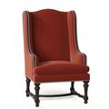 Wingback Chair - Ambella Home Collection Normandie 29" Wide Wingback Chair Sunbrella®/Chenille/Polyester/Cotton/Velvet/Bouclé/Fabric/Other Performance Fabrics | Wayfair