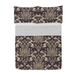 Ambesonne Microfiber Reversible 2 Piece Coverlet/Bedspread Set Microfiber in Brown | King Coverlet/Bedspread + 2 King Shams | Wayfair