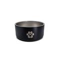 Pet Parents® Stainless Steel bowl, Cat & Dog Water Bowl Metal/Stainless Steel (easy to clean) in Pink/Black | 3.5 H x 8 W x 8 D in | Wayfair