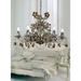 David Michael 6 - Light Candle Style Empire Chandelier Metal in White | Wayfair ME-L257-6V