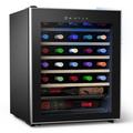 Cuisinart 19.68" 30 Bottle Single Zone Free-standing Wine Refrigerator in Black | 31.96 H x 19.68 W x 20.19 D in | Wayfair CWC-60CU