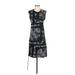 Pam & Gela Casual Dress - Party Crew Neck Sleeveless: Black Dresses - Women's Size Small