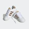 Sneaker ADIDAS SPORTSWEAR "GRAND COURT SUSTAINABLE LACE", Gr. 37, weiß (cloud weiß, cloud weiß, matte gold), Synthetik, Textil, sportlich, Schuhe, Design auf den Spuren des adidas Superstar