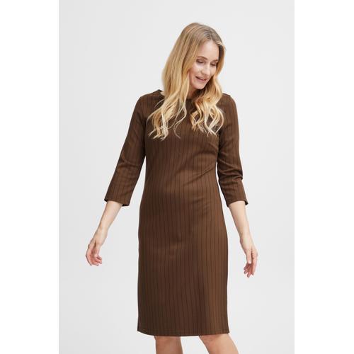 „Blusenkleid FRANSA „“Fransa FRBLENDA DR 1″“ Gr. s, US-Größen, braun (carafe mix) Damen Kleider Blusenkleider“