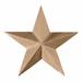 Ekena Millwork Galveston Star Rosette Wood in Brown | 2.75" H x 2.75" W x 0.5" D | Wayfair ROS02X02GLCH
