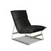 Lounge Chair - Eleanor Rigby Tweety 29" Wide Genuine Leather Lounge Chair Genuine Leather in White/Yellow/Brown | 41 H x 29 W x 40 D in | Wayfair
