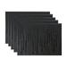 Fasade 24.25" W x 18.25" H 3D Wall Panel - 5 pack Vinyl/PVC in Black | 18.25 H x 24.25 W x 0.03 D in | Wayfair PB7107