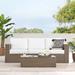 Convene Outdoor Patio Outdoor Patio 2-Piece Furniture Set by Modway Synthetic Wicker/All - Weather Wicker/Wicker/Rattan in White | Wayfair